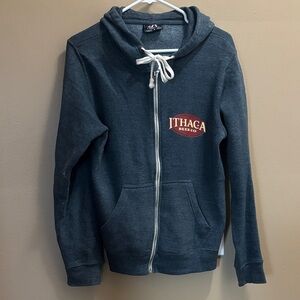 Ithaca Beer Co. Gray Zip-Up Hoodie